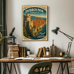 Dubrovnik Pearl of the Adriatic Wall Art PosterGoat