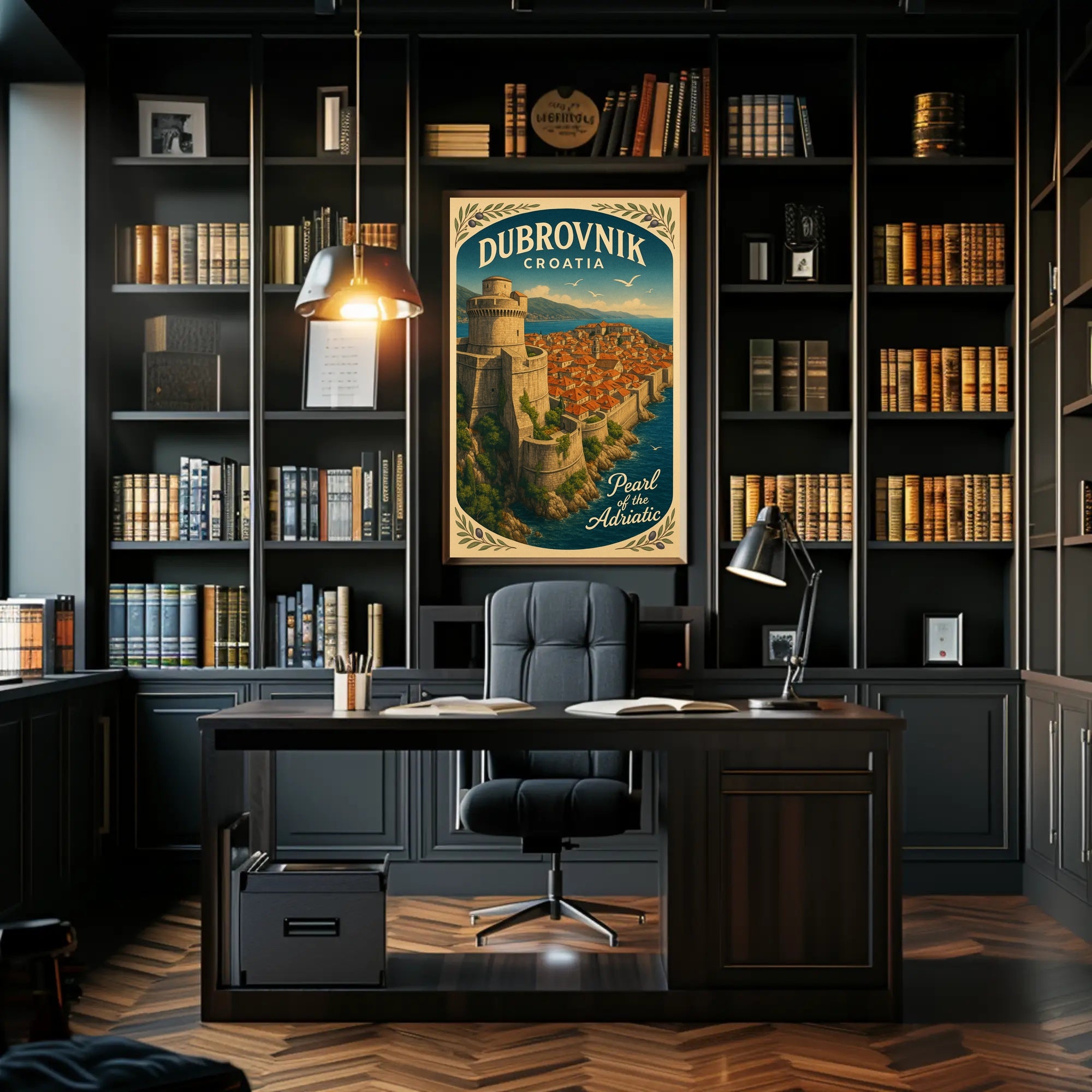 Dubrovnik Pearl of the Adriatic Wall Art PosterGoat