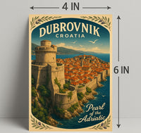 Dubrovnik Pearl of the Adriatic Wall Art PosterGoat