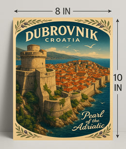 Dubrovnik Pearl of the Adriatic Wall Art PosterGoat