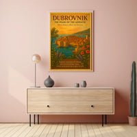 Dubrovnik The Pearl of the Adriatic Poster PosterGoat