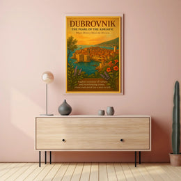 Dubrovnik The Pearl of the Adriatic Poster PosterGoat