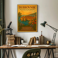 Dubrovnik The Pearl of the Adriatic Poster PosterGoat