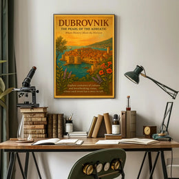 Dubrovnik The Pearl of the Adriatic Poster PosterGoat