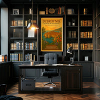 Dubrovnik The Pearl of the Adriatic Poster PosterGoat
