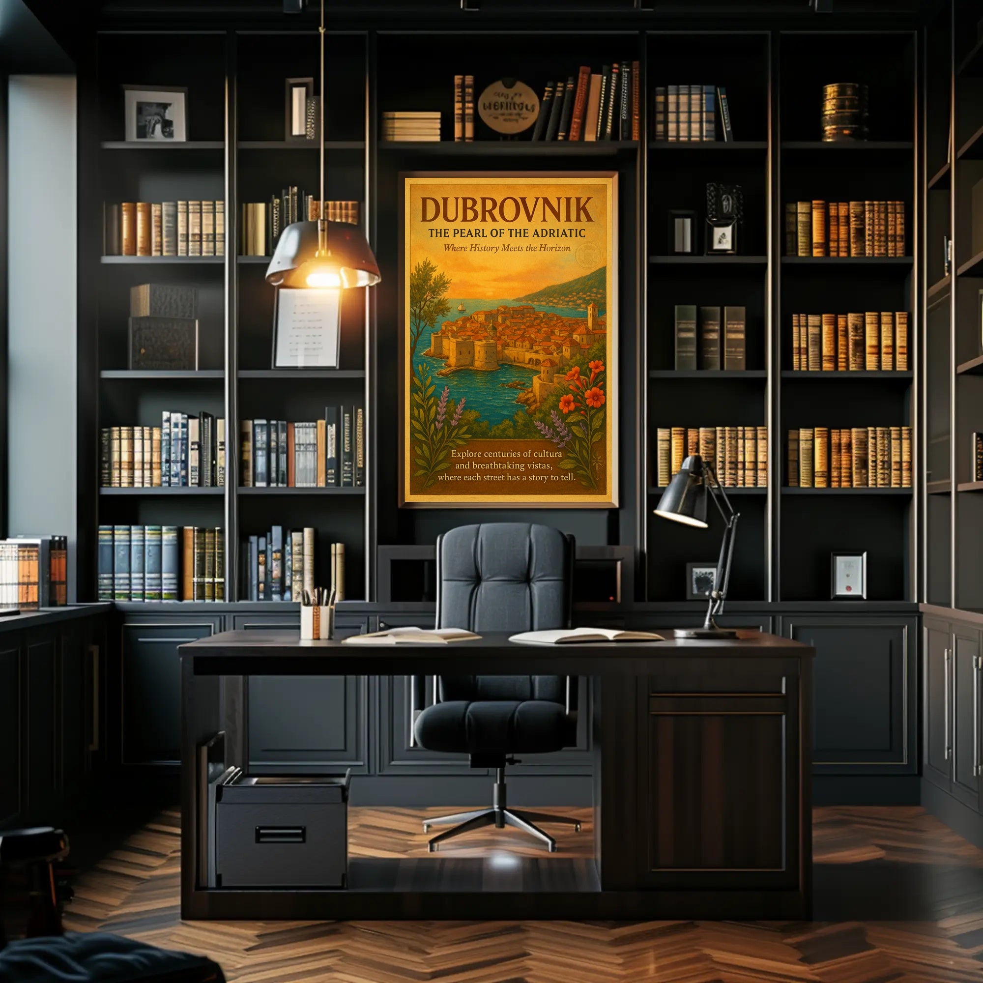 Dubrovnik The Pearl of the Adriatic Poster PosterGoat
