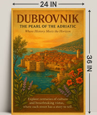Dubrovnik The Pearl of the Adriatic Poster PosterGoat
