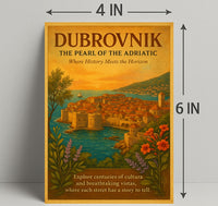 Dubrovnik The Pearl of the Adriatic Poster PosterGoat