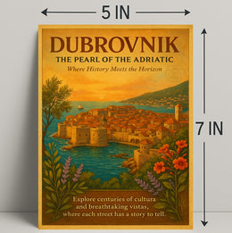Dubrovnik The Pearl of the Adriatic Poster PosterGoat