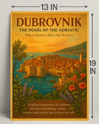 Dubrovnik The Pearl of the Adriatic Poster PosterGoat
