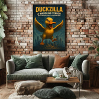Duckzilla A Waddling Terror Poster Print PosterGoat