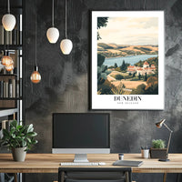 Dunedin's Vintage Landscape Travel Poster PosterGoat