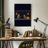 Dungeon Adventure: Pixel Art Fantasy or Mythology Poster PosterGoat