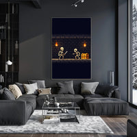 Dungeon Adventure: Pixel Art Fantasy or Mythology Poster PosterGoat