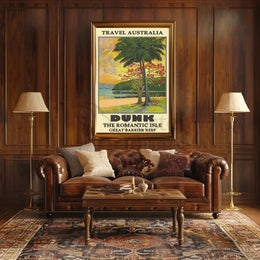 Dunk Island Tropical Paradise Travel Poster PosterGoat