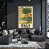 Dunk Island Tropical Paradise Travel Poster PosterGoat