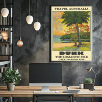Dunk Island Tropical Paradise Travel Poster PosterGoat