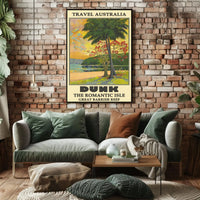 Dunk Island Tropical Paradise Travel Poster PosterGoat