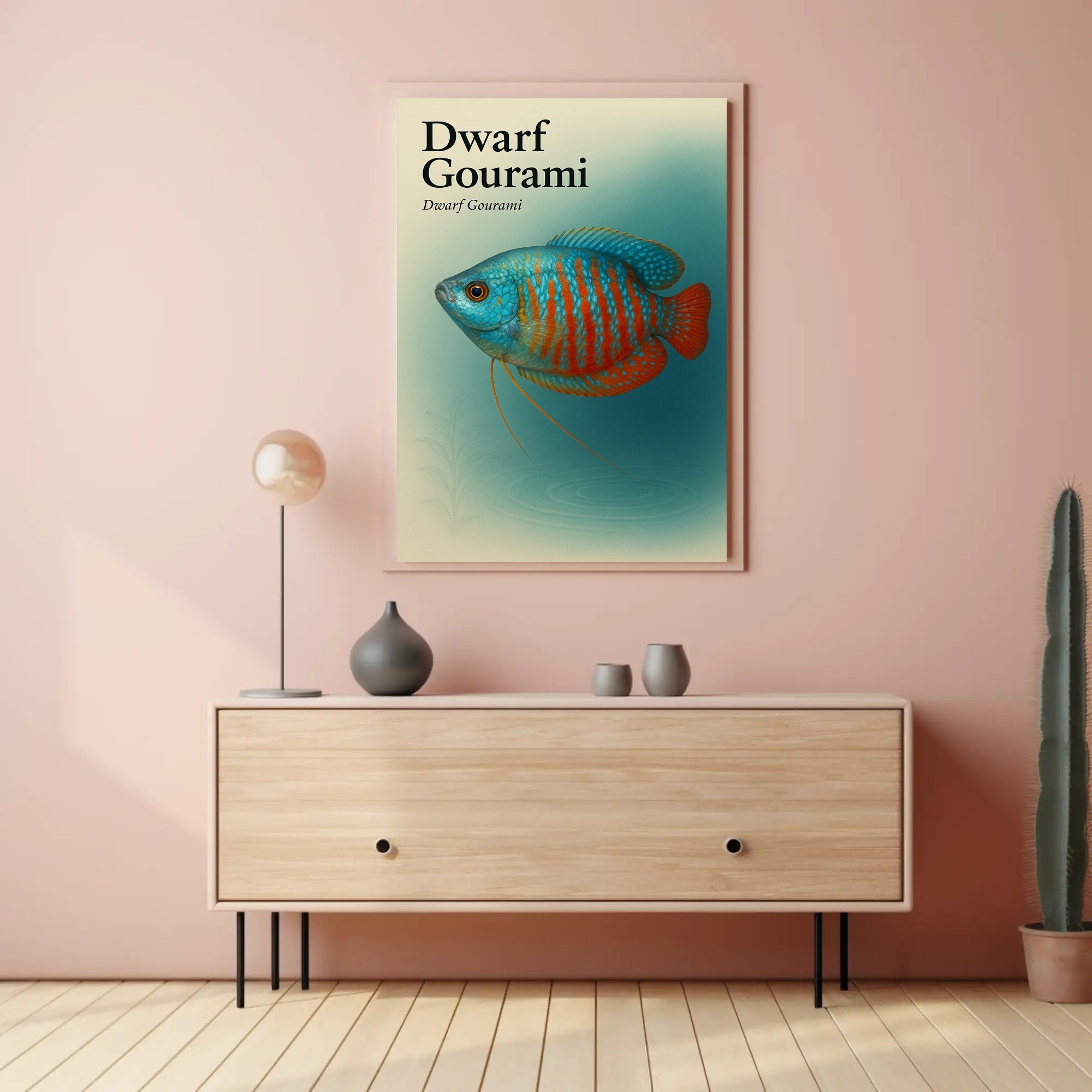 Dwarf Gourami Art Print Wall Decor Poster PosterGoat