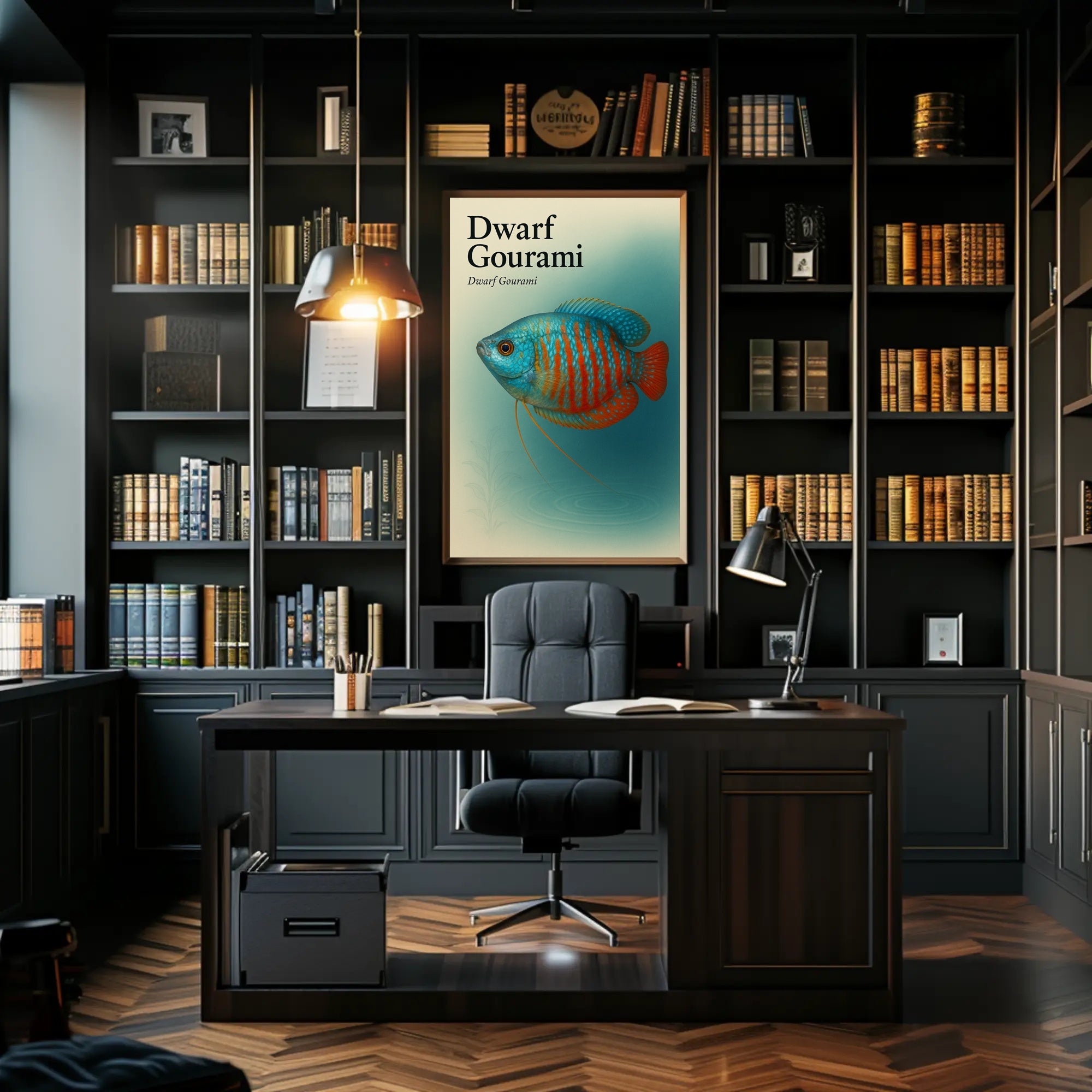 Dwarf Gourami Art Print Wall Decor Poster PosterGoat