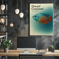 Dwarf Gourami Art Print Wall Decor Poster PosterGoat