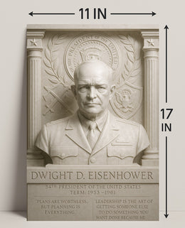Dwight D. Eisenhower Historical Poster Print PosterGoat
