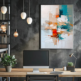Dynamic Abstract Energetic Composition Poster - Abstract or Artistic Poster PosterGoat