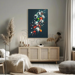 Dynamic Athletic Motion Sports Poster PosterGoat
