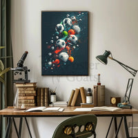 Dynamic Athletic Motion Sports Poster PosterGoat