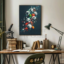 Dynamic Athletic Motion Sports Poster PosterGoat