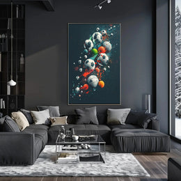 Dynamic Athletic Motion Sports Poster PosterGoat