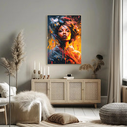 Dynamic Expression of Modern Woman Abstract, Artistic, or Pop Culture Poster PosterGoat