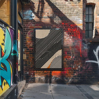 Dynamic Modern Abstract Shapes and Lines Poster PosterGoat