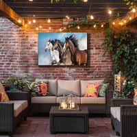 Dynamic Running Horses Art Print for Animal Poster PosterGoat