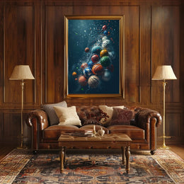Dynamic Sports Balls Underwater Adventure Poster PosterGoat