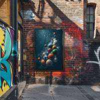 Dynamic Sports Balls Underwater Adventure Poster PosterGoat