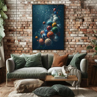 Dynamic Sports Balls Underwater Adventure Poster PosterGoat