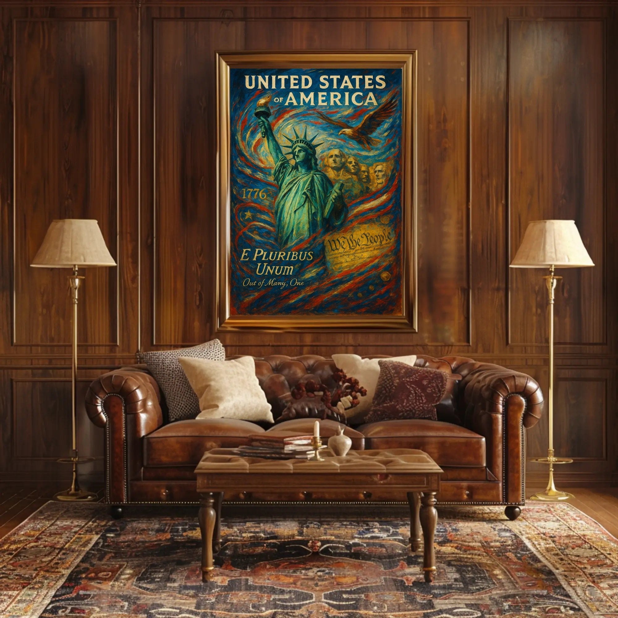E Pluribus Unum Out of Many, One Poster PosterGoat