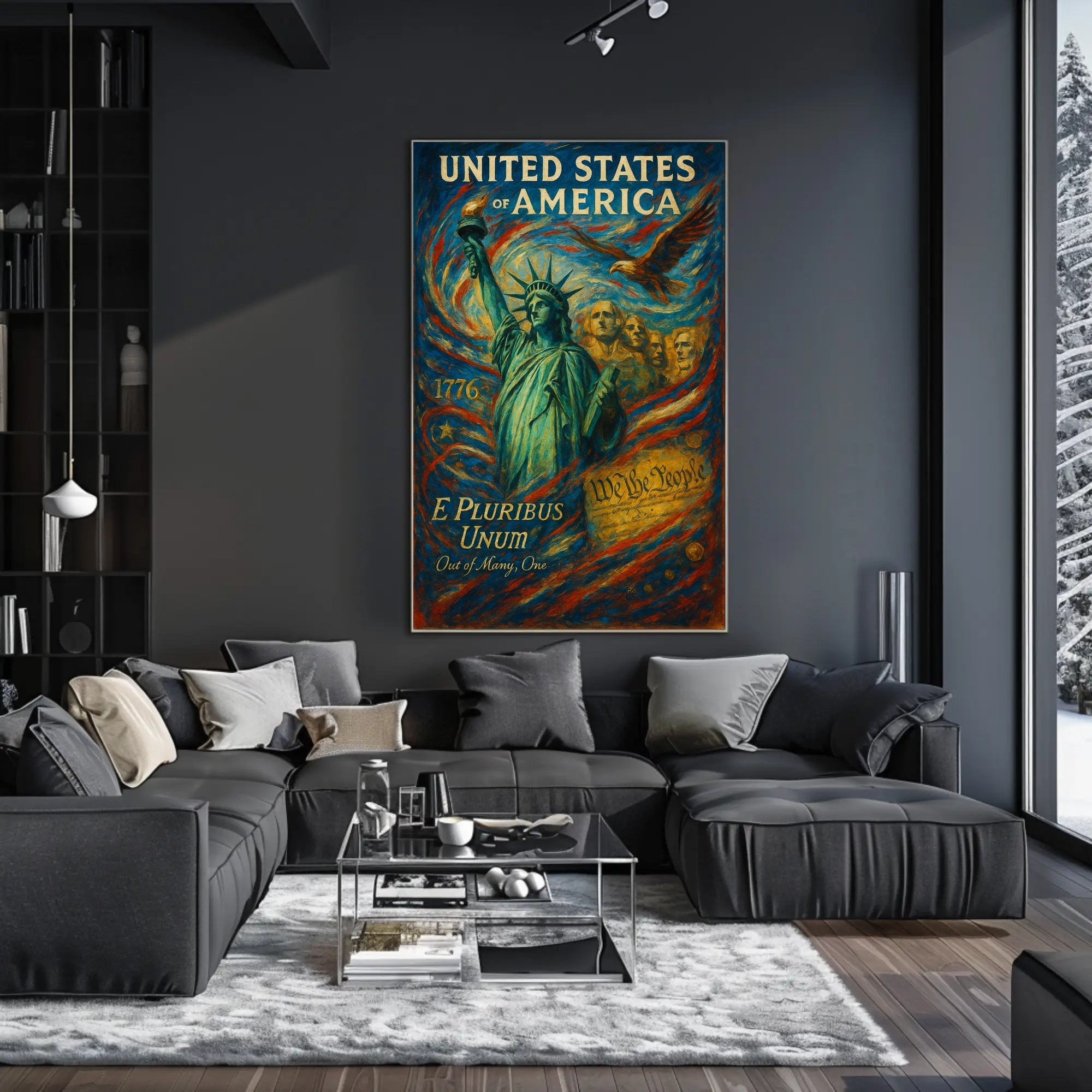 E Pluribus Unum Out of Many, One Poster PosterGoat
