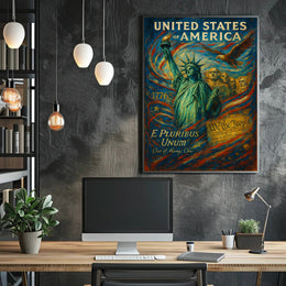E Pluribus Unum Out of Many, One Poster PosterGoat