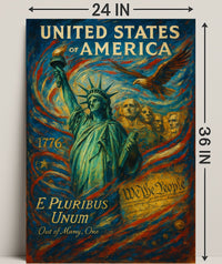 E Pluribus Unum Out of Many, One Poster PosterGoat
