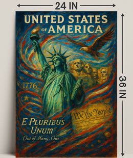 E Pluribus Unum Out of Many, One Poster PosterGoat
