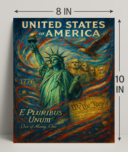 E Pluribus Unum Out of Many, One Poster PosterGoat