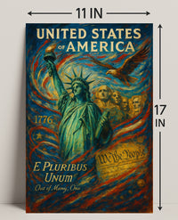 E Pluribus Unum Out of Many, One Poster PosterGoat