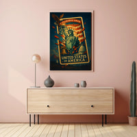 E Pluribus Unum United States of America Poster PosterGoat