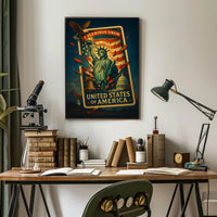 E Pluribus Unum United States of America Poster PosterGoat