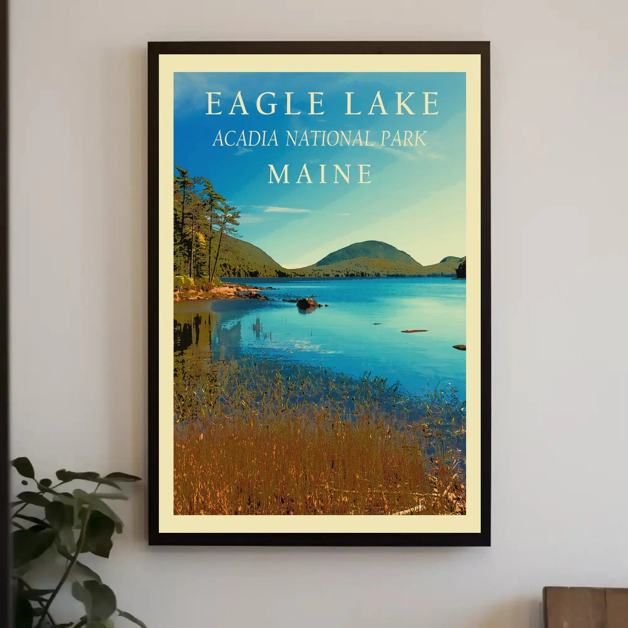 Eagle Lake Serenity in Acadia National Park Poster PosterGoat