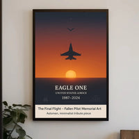 Eagle One: The Final Flight Memorial Military Poster PosterGoat