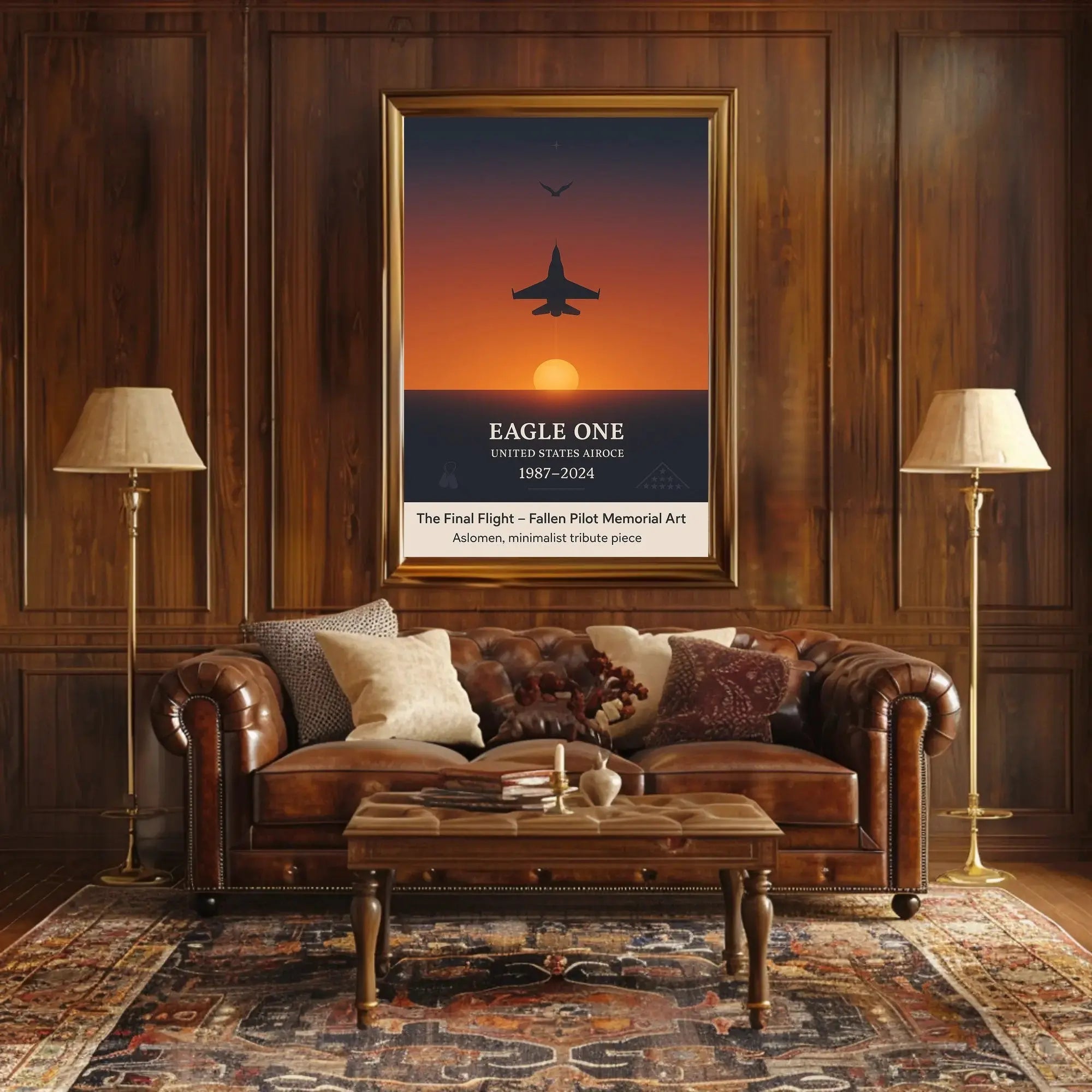 Eagle One: The Final Flight Memorial Military Poster PosterGoat
