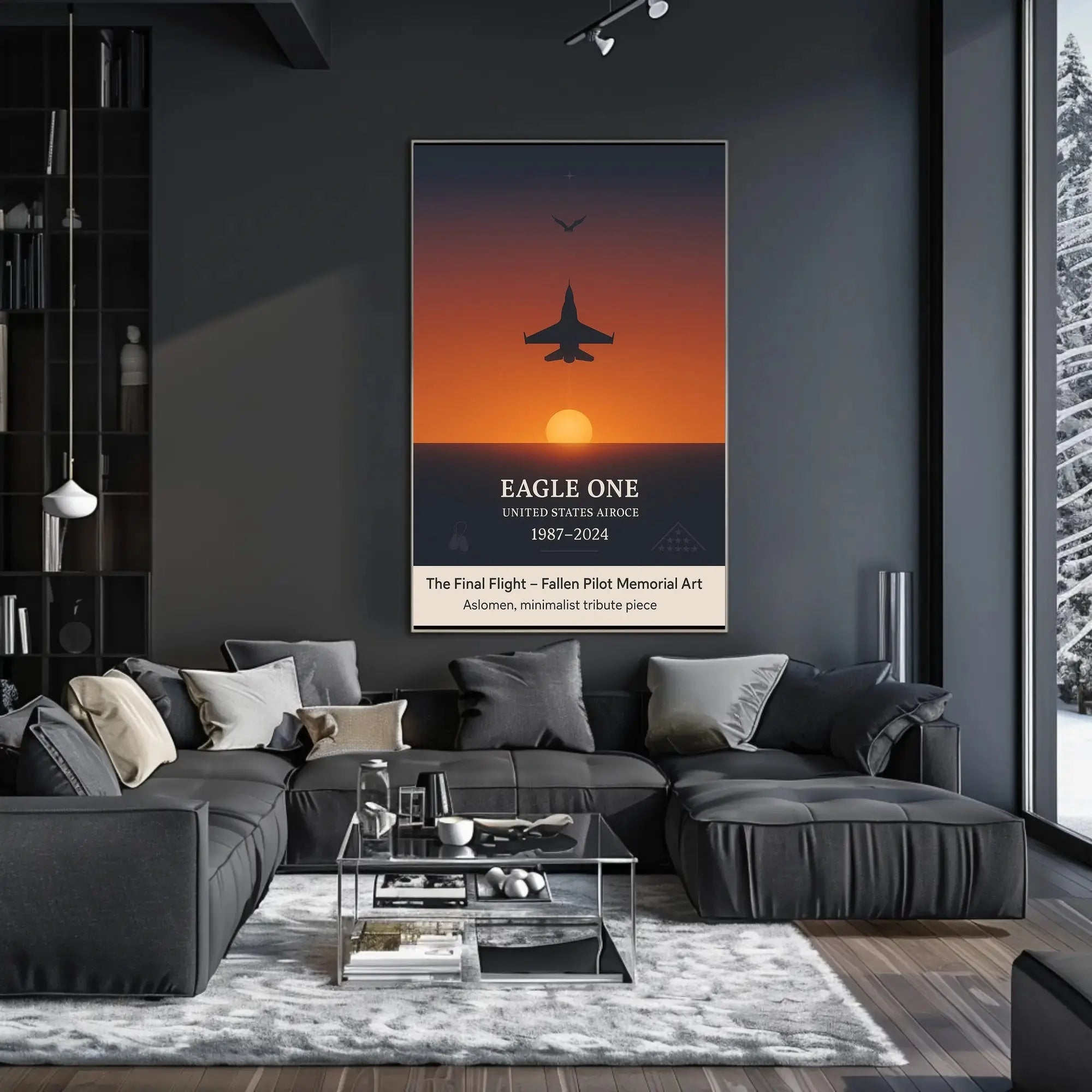 Eagle One: The Final Flight Memorial Military Poster PosterGoat